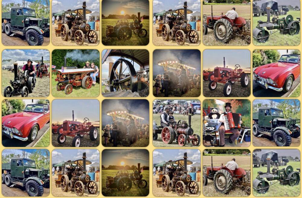 Rona Steam and Vintage Rally collage of images