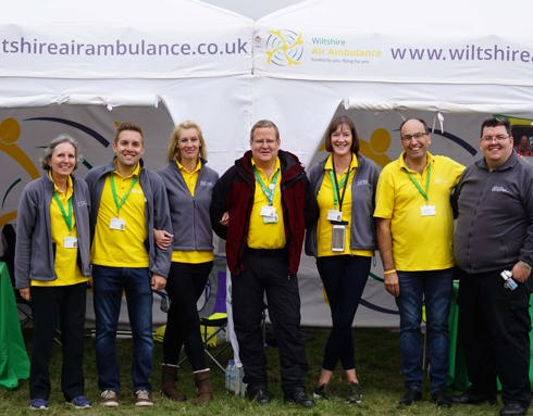 A group of volunteers at the Emergency Services Show